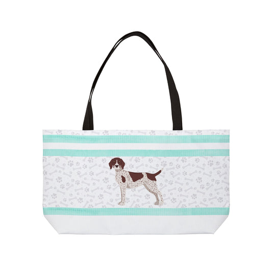 Light Blue German Short Haired Pointer Weekender Bag