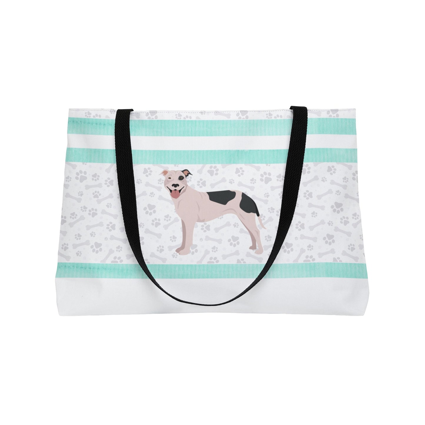 Green Stripe Pitt Bull Weekender Bag