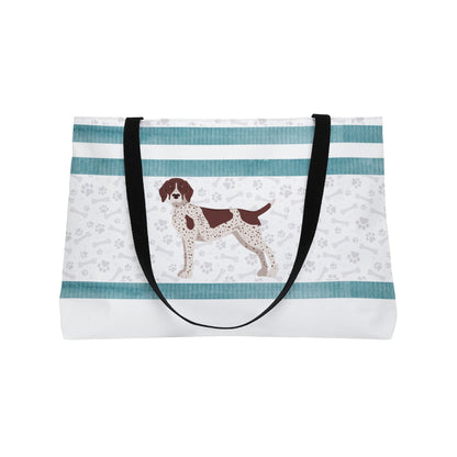 Teal German Short Haired Pointer Weekender Bag