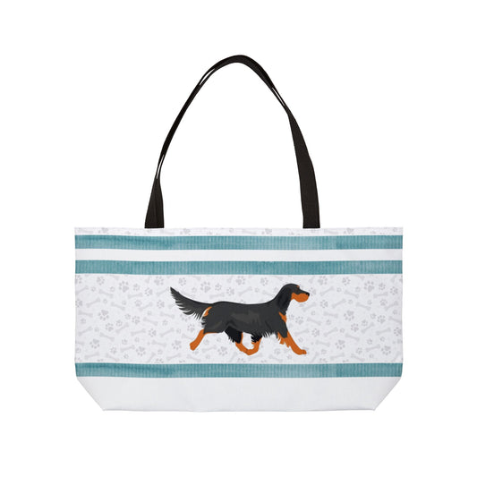 Teal Gordon Setter Weekender Bag