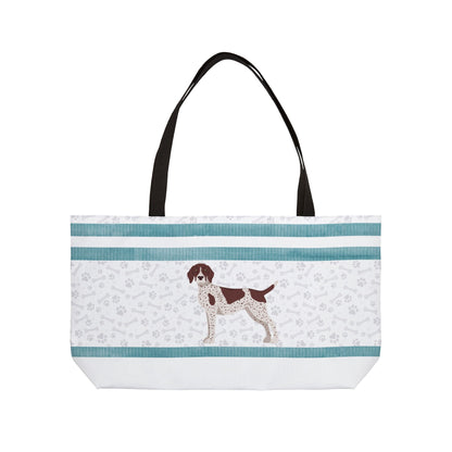 Teal German Short Haired Pointer Weekender Bag