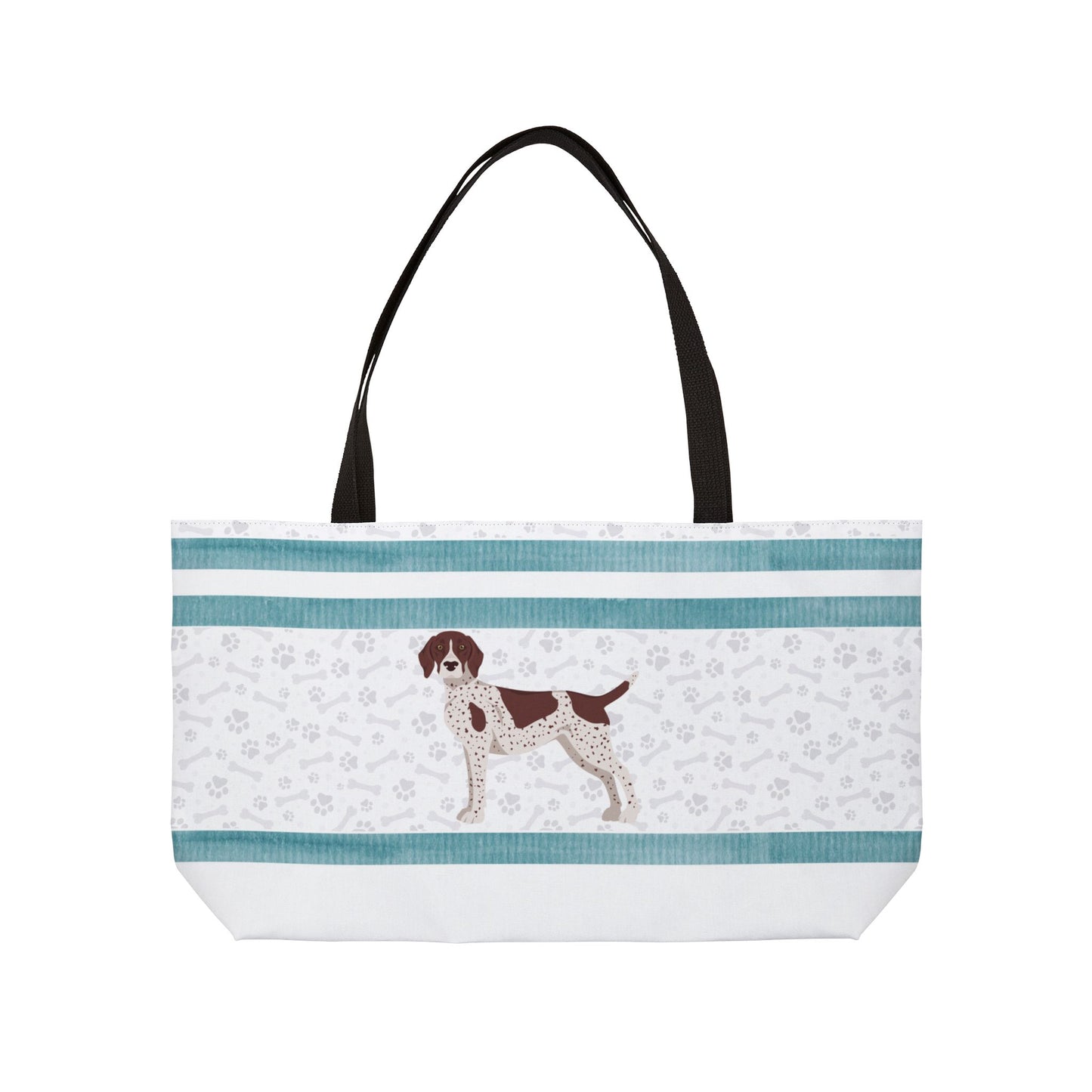 Teal German Short Haired Pointer Weekender Bag