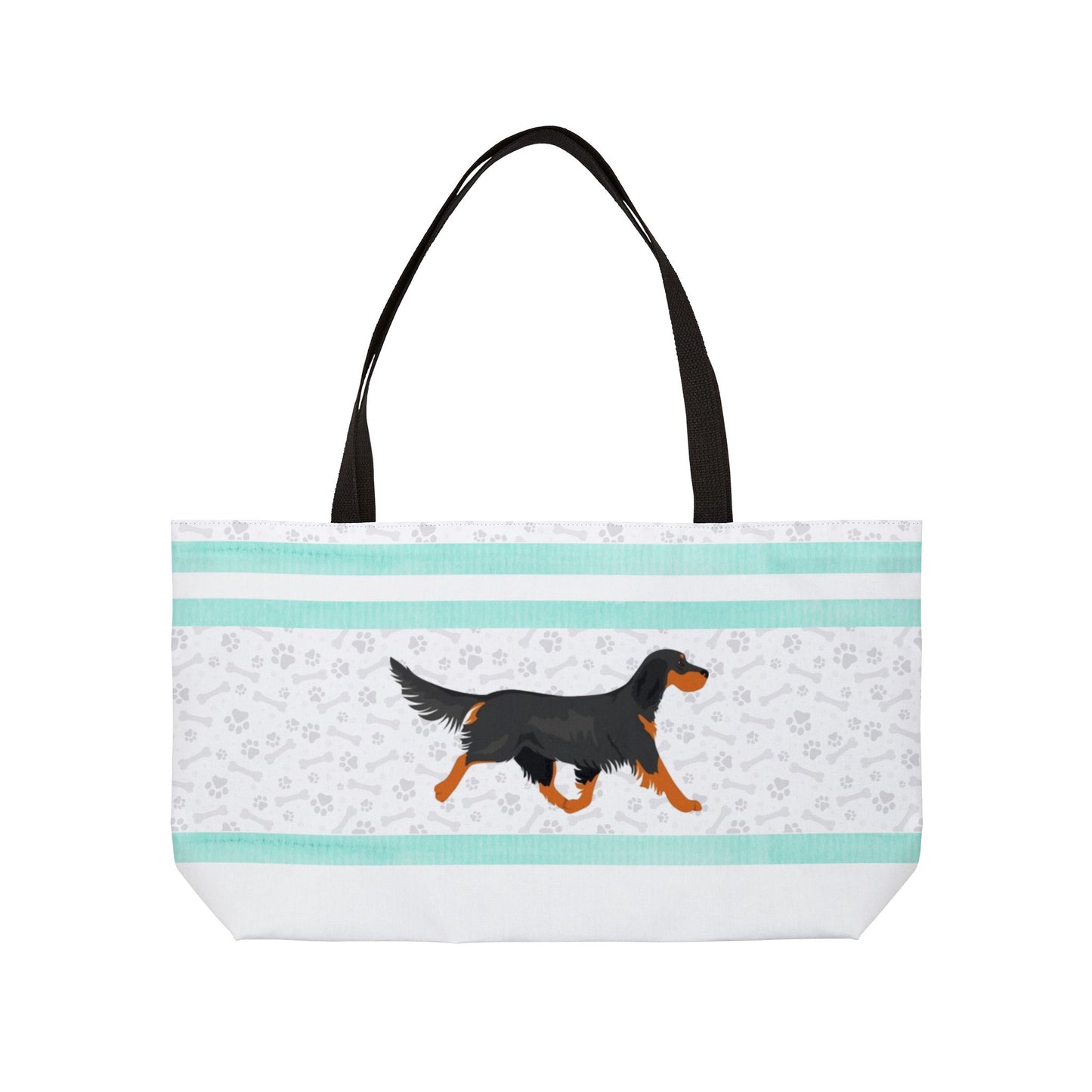 Light Blue Gordon Setter Weekender Bag