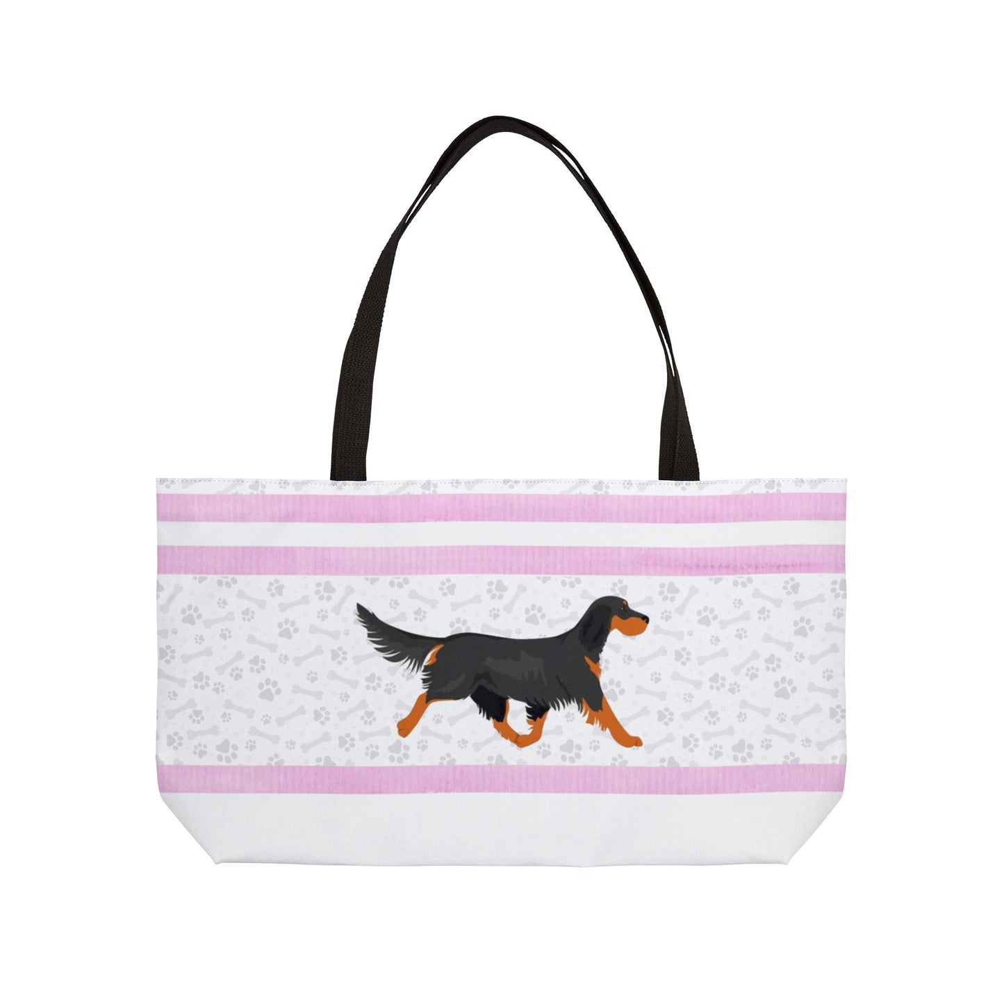 Pink Gordon Setter Weekender Bag