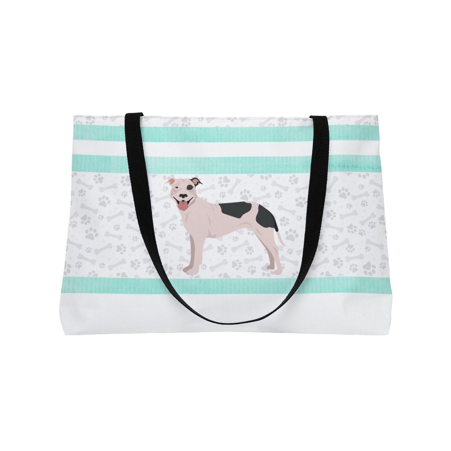 Green Stripe Pitt Bull Weekender Bag