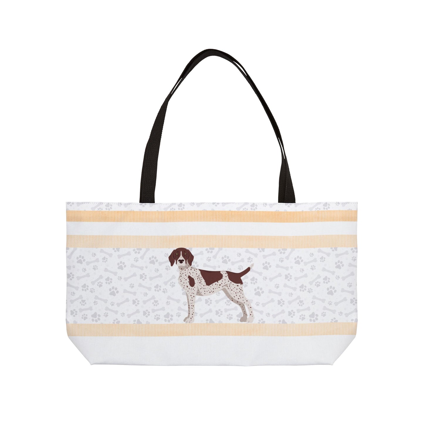 Coral German Short Haired Pointer Weekender Bag