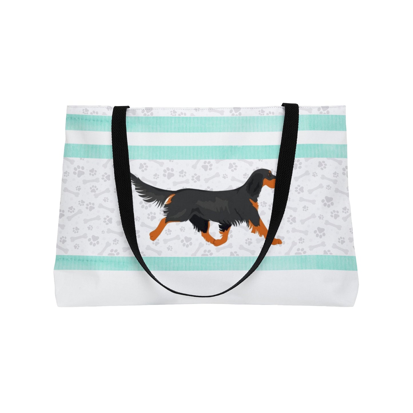 Light Blue Gordon Setter Weekender Bag