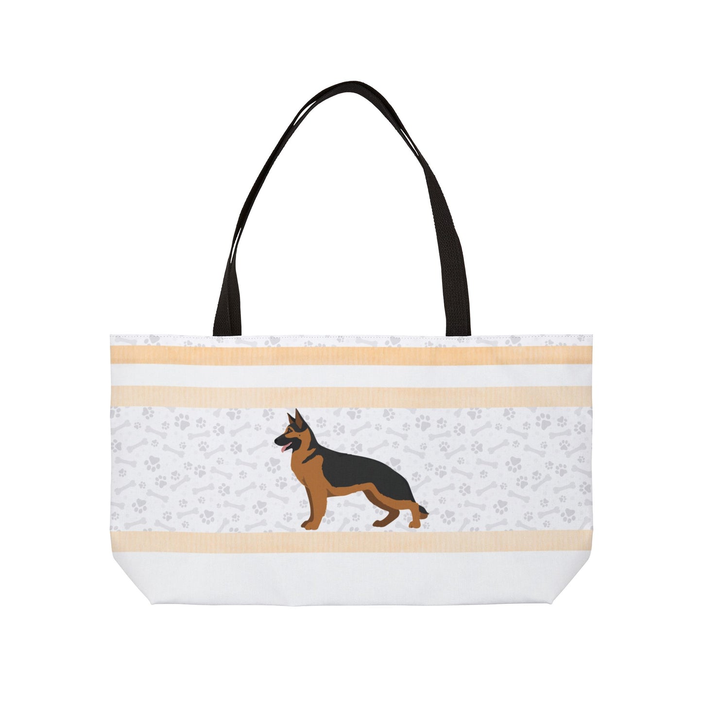 Coral German Shepherd Weekender Bag