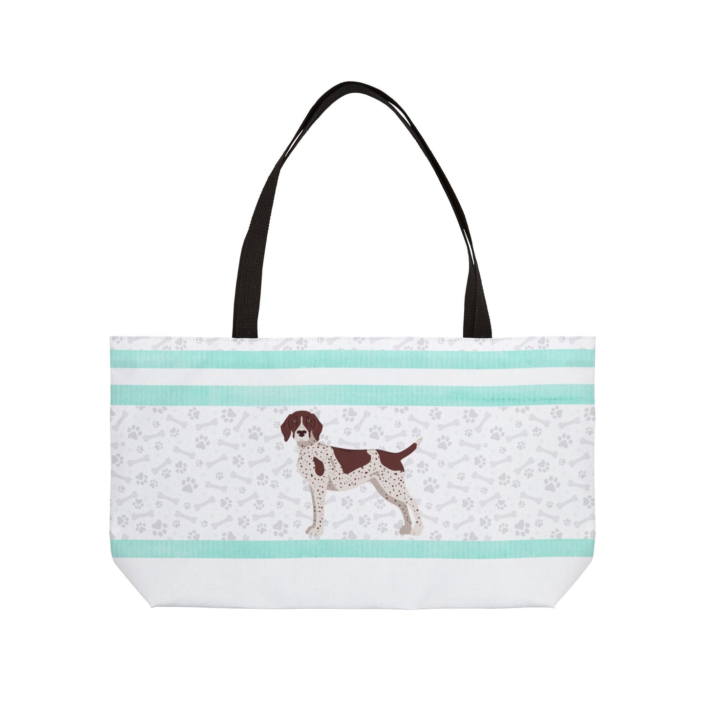 Light Blue German Short Haired Pointer Weekender Bag