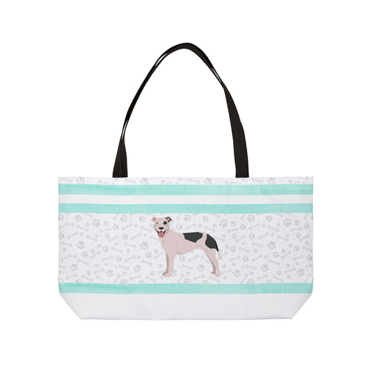 Green Stripe Pitt Bull Weekender Bag