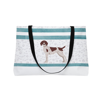 Teal German Short Haired Pointer Weekender Bag