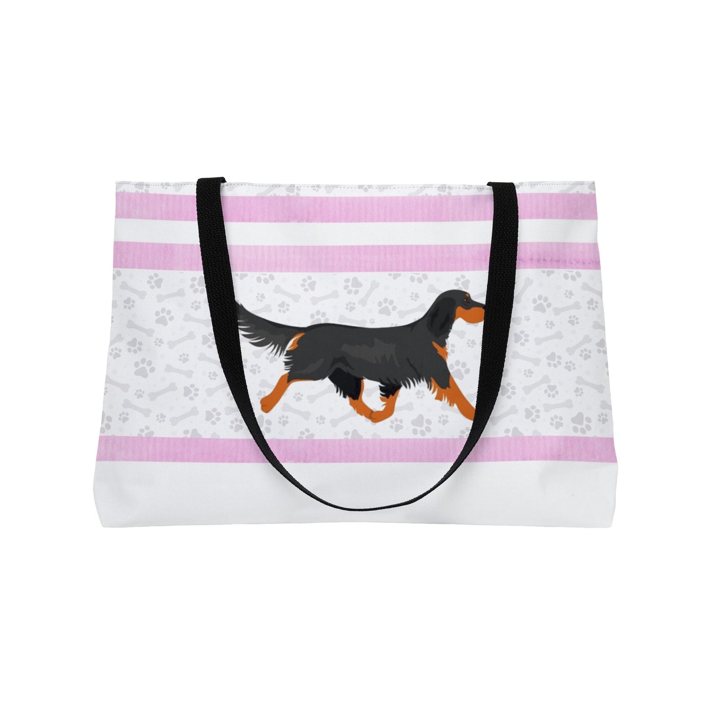 Pink Gordon Setter Weekender Bag