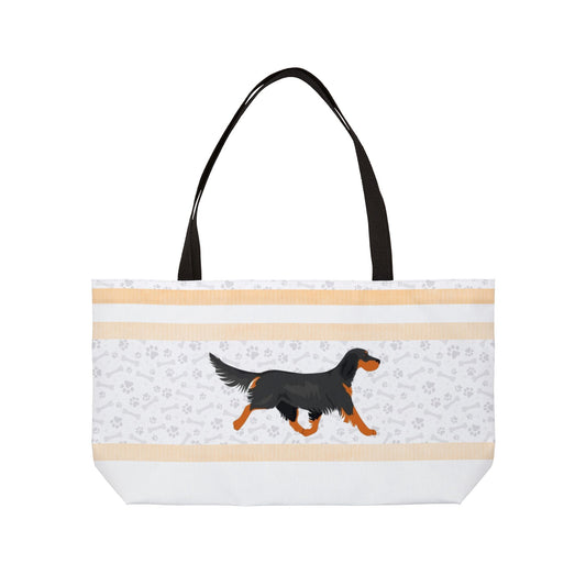 Coral Gordon Setter Weekender Bag