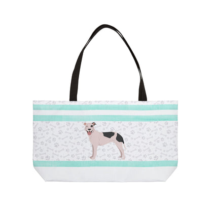 Green Stripe Pitt Bull Weekender Bag