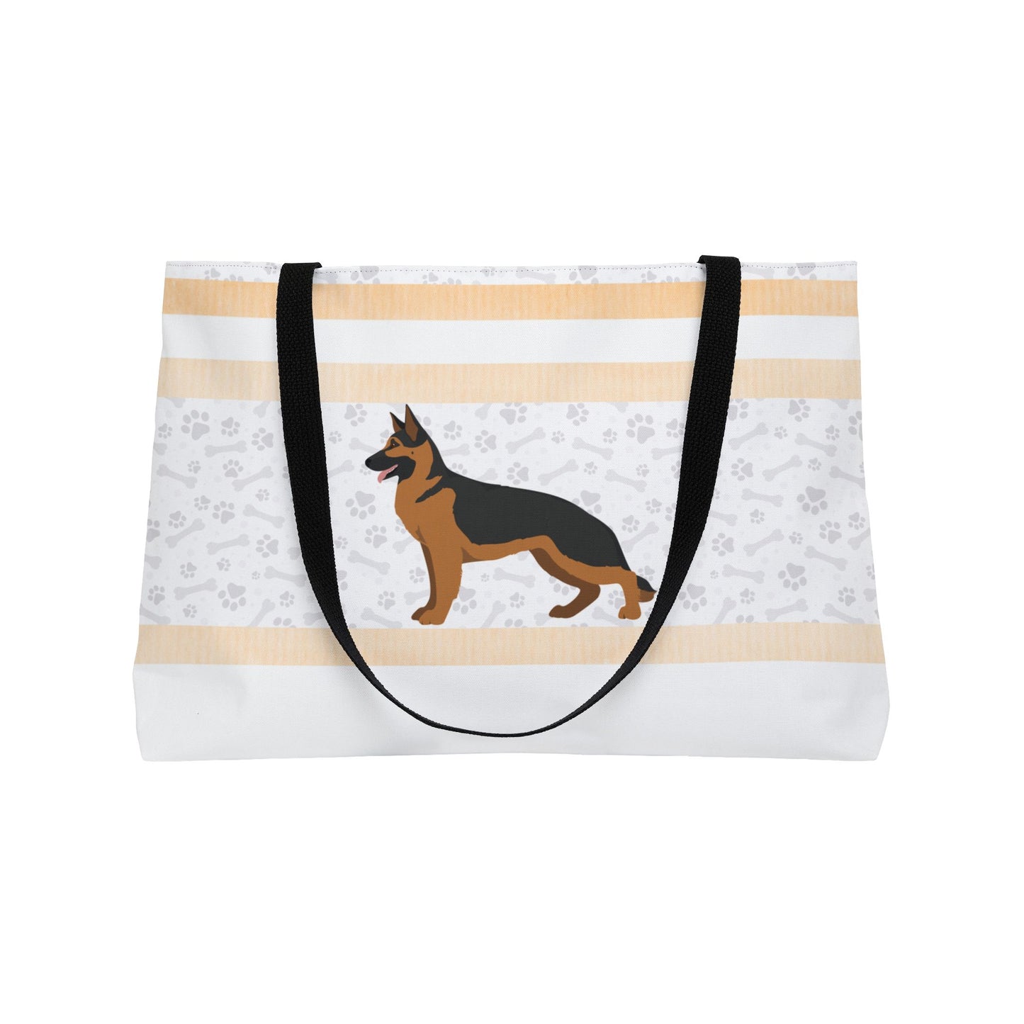 Coral German Shepherd Weekender Bag